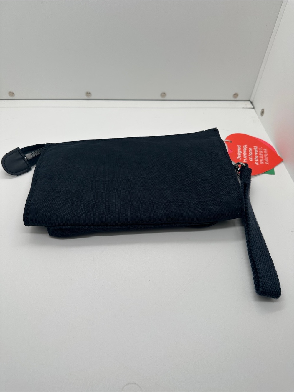 Kipling Navy Blue Wristlet with Elin Monkey Charm NWT - Picture 9 of 11